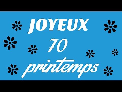 Joyeux anniversaire 70 ans femme