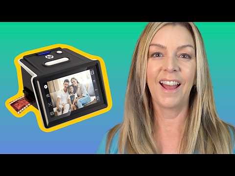 Review + how-To: HP FilmScan 5” HPFS500 Touch Screen Film Scanner
