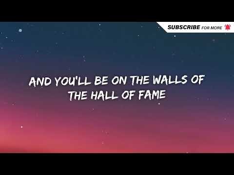 The Script - Hall Of Fame (Lyrics) | Perdanas