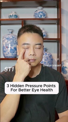 3 Hidden Pressure Points for Better Eye Health #neuroreset