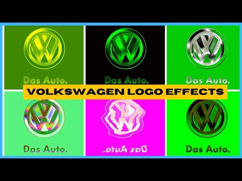 (PARODY) NEW & OLD VOLKSWAGEN DAS AUTO LOGO ANIMATION IN DIFFERENT EFFECTS - CAR LOGO EDIT PART 51