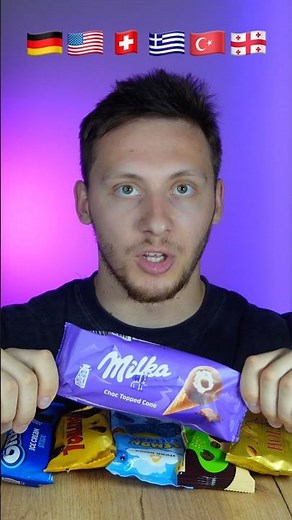 ASMR:ICE CREAM FLAG MUKBANG #food #asmr #mukbang