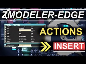 ZBrush - ZModeler Edge(Actions) - "Insert"