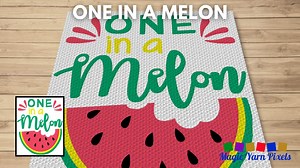 FREE GRAPH One In A Melon C2C & Tapestry Crochet Pattern | Magic Yarn Pixels
