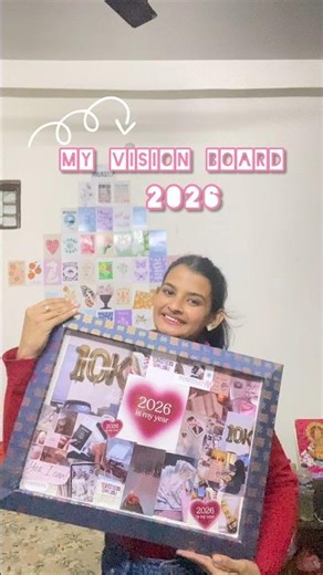 Making my first Vision board for 2026 ✨️ 🎀
