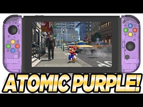 ATOMIC PURPLE Nintendo Switch Joy-Con Mod DIY | Austin John Plays