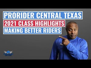 Motorcycle Training Highlights / ProRider Central Texas 2021