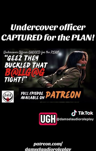 Undercover Officer CAPTURED - Damsel Audio Roleplay