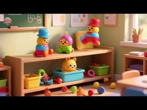 Little Steps School Morning Playtime Song 🌞🎵 | Fun Kids Song | Preschool Nursery Rhyme