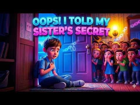 Oops! I Told My Sister’s Secret 😱 | Biggest Mistake Ever! 💔 | Kids Moral Story