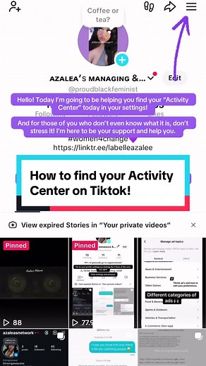 How to find your activity center on TikTok, one of the most important settings on any social media apps! #tiktok #settings #howto #fyp #activitycenter