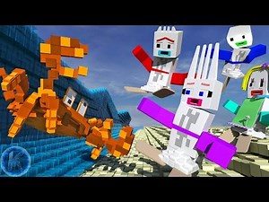 Toy Story 4 Introducing Forkalina at the Beach Minecraft Animation