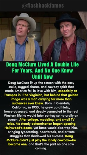 Doug McClure Lived A Double Life For Years, And No One Knew—Until Now #shorts