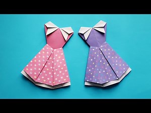 Paper Bride 🤩👗 Stunning Origami Wedding Dress Tutorial in Minutes!