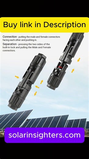 BougeRV 6 Pairs Solar Panel Cable Connectors