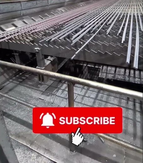 Steel bar rolling process. #RollingMill #SteelRollingMill #HotRollingProcess #everyone #highlights