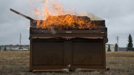 Watch: Why does the military burn pianos?
