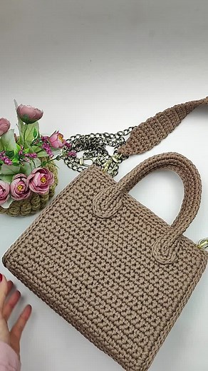 The video tutorial on crocheting this handbag will be appearing soon on my YouTube channel Nitka kz #crochet #crochetbag