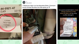 « Need your help » : Des étiquettes Shein mal traduites provoquent la panique - Madmoizelle