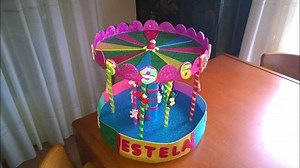 Cómo hacer un carrusel con material reciclado Fácil paso a paso