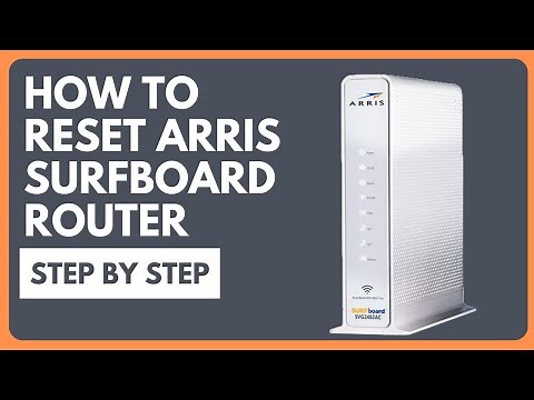 How To Reset Arris SURFboard Router To Factory Default Settings
