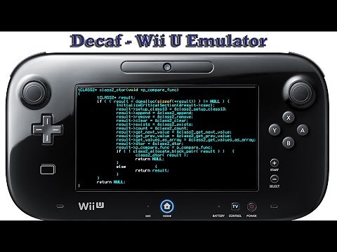 Decaf WiiU Emulator - How to Use. How to start a game. Tutorial #1