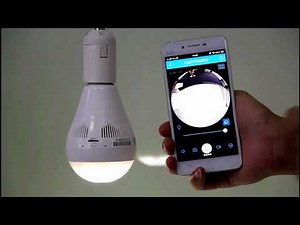 FirstPower Wireless 960P IP Bulb Camera WiFi Home Security Surveillance Camera