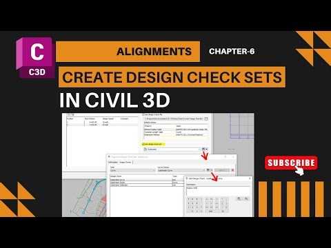 6.6A How to Create Set of Design Checks in AutoCAD Civil 3d | Advanced Civil 3d Complete Course