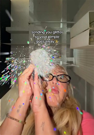 no pimple patch needed🙂‍↔️🩹 | glitter
