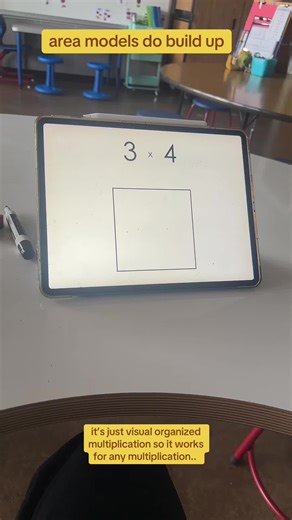 Understanding Area Models through Arrays