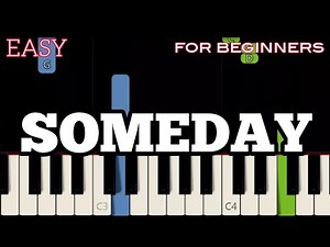SOMEDAY [ HD ] - SUGAR RAY | EASY PIANO TUTORIAL