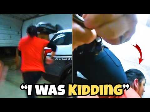 Karen Tries Running From Jail… Instantly Regrets It