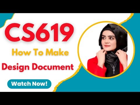 how to make design document cs619 | cs619 design document | cs619 design document 2025