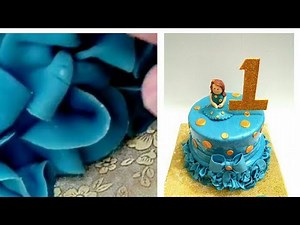 How to make Fondant Ruffles on a cake. Fondant Ruffles Technique