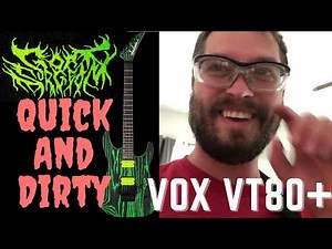 Vox Valvetronix VT80+ combo amp is amazing! Makes practice really addictive!