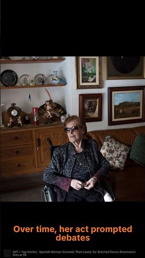 Cecilia Gimenez, famed for botched 'Ecce Homo' fresco restoration, dies at 94