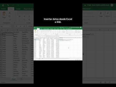 🚀 Inserta Miles de Registros de Excel a SQL Server en Minutos | Importación Fácil y Rápida