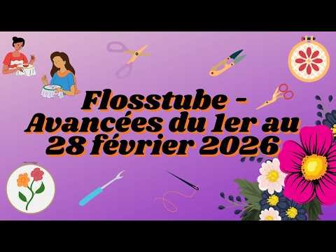 Flosstube February 2026 #flosstube #crossstitch #diamondpainting #arttherapy #collab