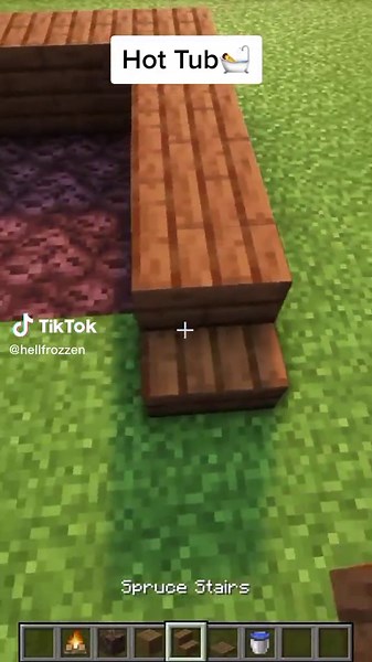 Minecraft Hot Tub Building Tutorial