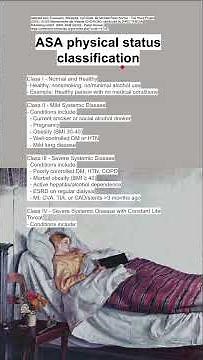 ASA physical status classification