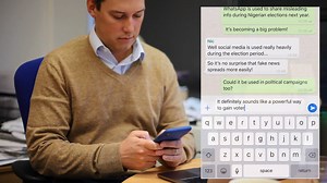 5.8K views · 62 reactions | How can misinformation through fake news, calls for violence and election-related propaganda impact the democratic processes? Social media giant Whats App have allocated $1 million dollors to accademics around the world to find out - read more about our involvement here: https://www.birmingham.ac.uk/news/latest/2019/01/University-of-Birmingham-wins-WhatsApp-award-to-research-the-use-of-'fake-news'-in-Nigerian-elections.aspx | University of Birmingham | Facebook