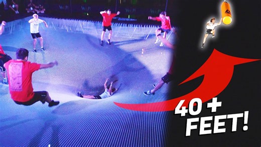 Breaking the World Record: 40+ Foot Trampoline Jump!