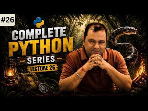 #26 Complete Python Programming Series 🐍 | Beginner to Advanced | Lecture 26