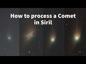 Step by Step Comet Processing Workflow in Siril