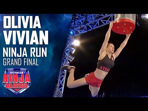 Olivia Vivian makes history in her Grand Finale Stage 1 run | Australian Ninja Warrior 2020