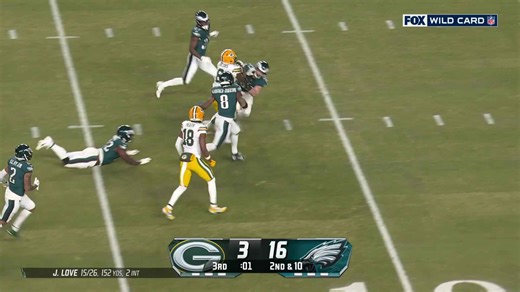 Josh Jacobs' best plays from 121 total-yard game vs. Eagles Wild Card Weekend