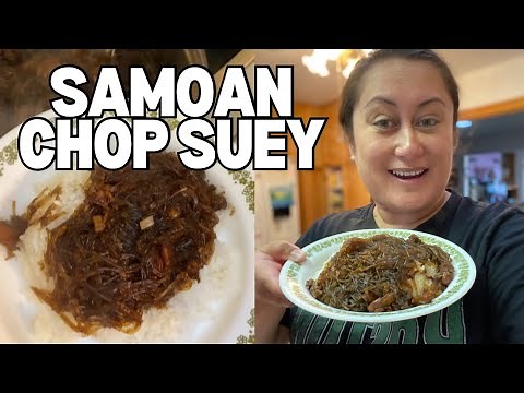 Samoan Chop Suey/Sapasui + chicken thighs