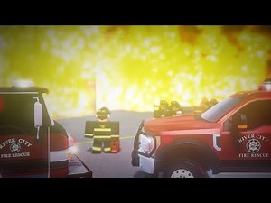 MASSIVE Warehouse fire with workers trapped inside! | ERLC Liberty County (Roblox)