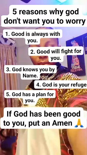 5 reasons why God don't want you to worry #facebookviral | Joy Code Page