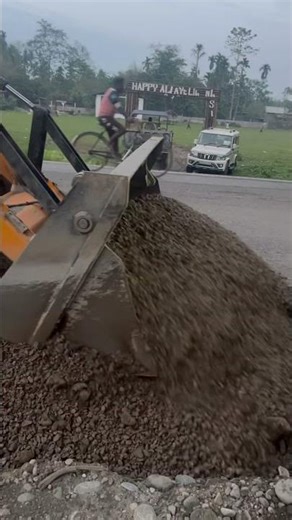 Road Base Work 🔥 WMM Laying & Rolling in Action #shorts